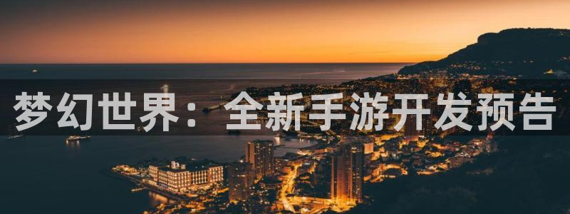 巅峰国际首页：梦幻世界：全新手游开发预告