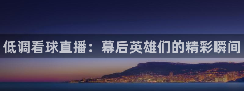 919直播足球版本1.0.7：低调看球直播：幕后英雄们的精彩瞬间